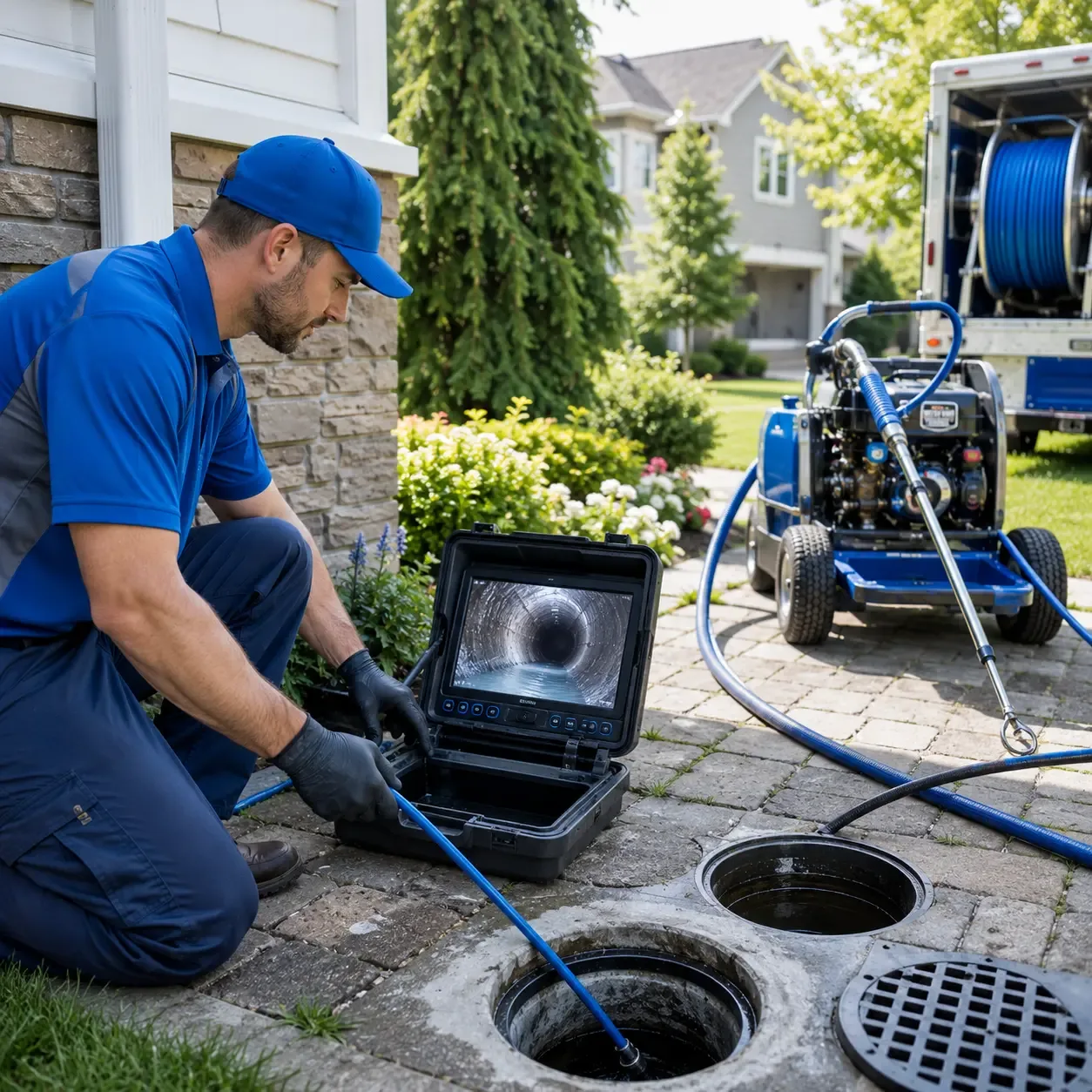 Outdoor drain cleaning professionals serving Alna, ME