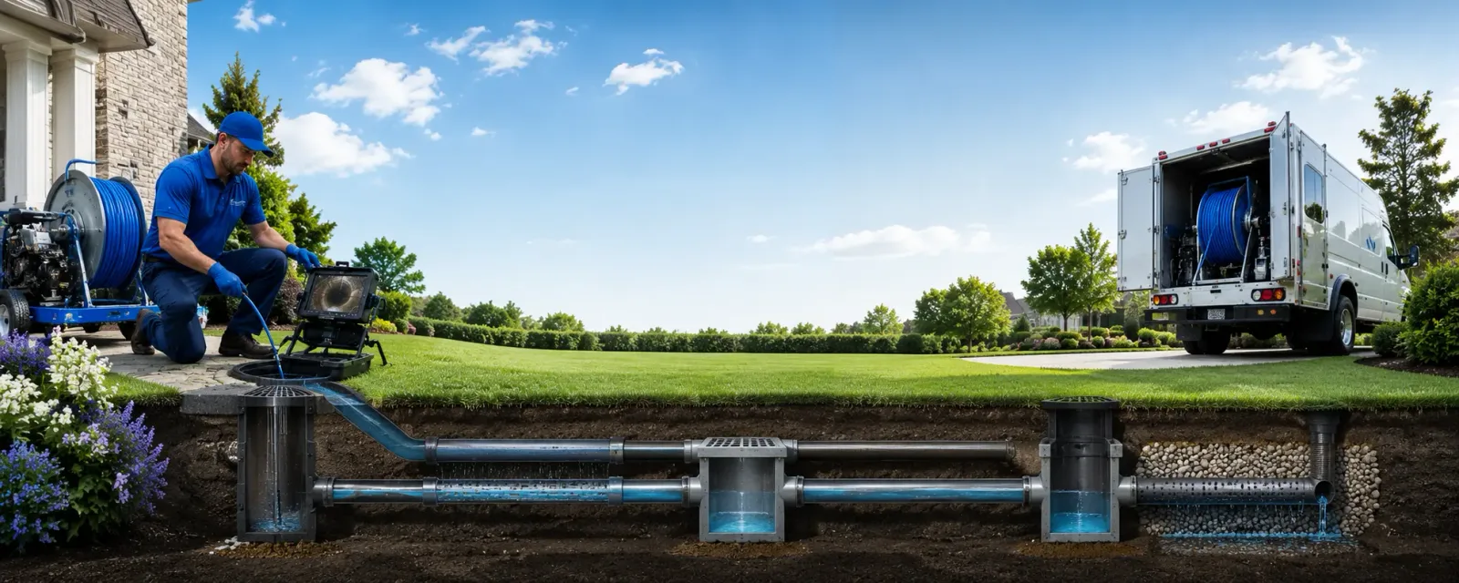 Outdoor drain cleaning information for Alna, ME